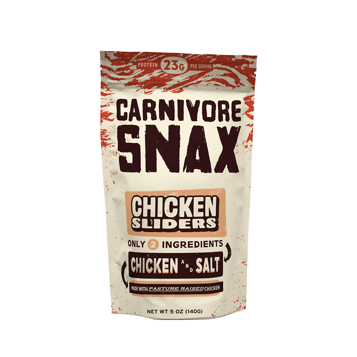 Chicken Sliders - Meat 'Chips' Bite-Sized Snack, Chicken and